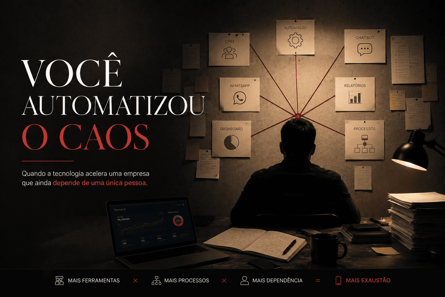 Quando a Tecnologia Esconde a Desorganização